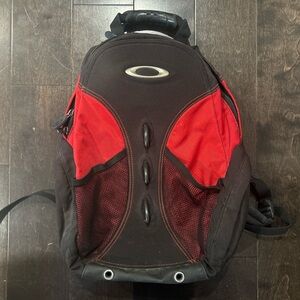 Oakley Men's Backpack in Red and Black